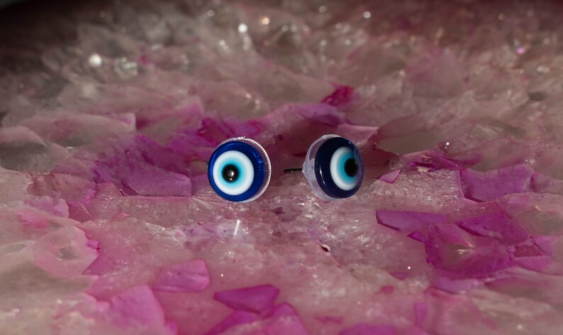 Evil Eye Earrings image 3