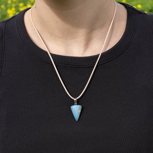 Opalite Necklace, Opalite Pendulum Necklace image 7