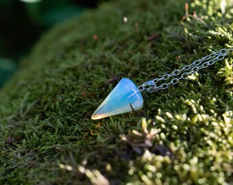 Collier Opalite, Collier Pendule Opalite