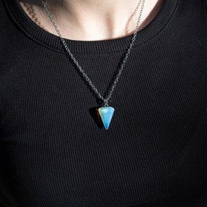 Opalite Necklace, Opalite Pendulum Necklace image 3