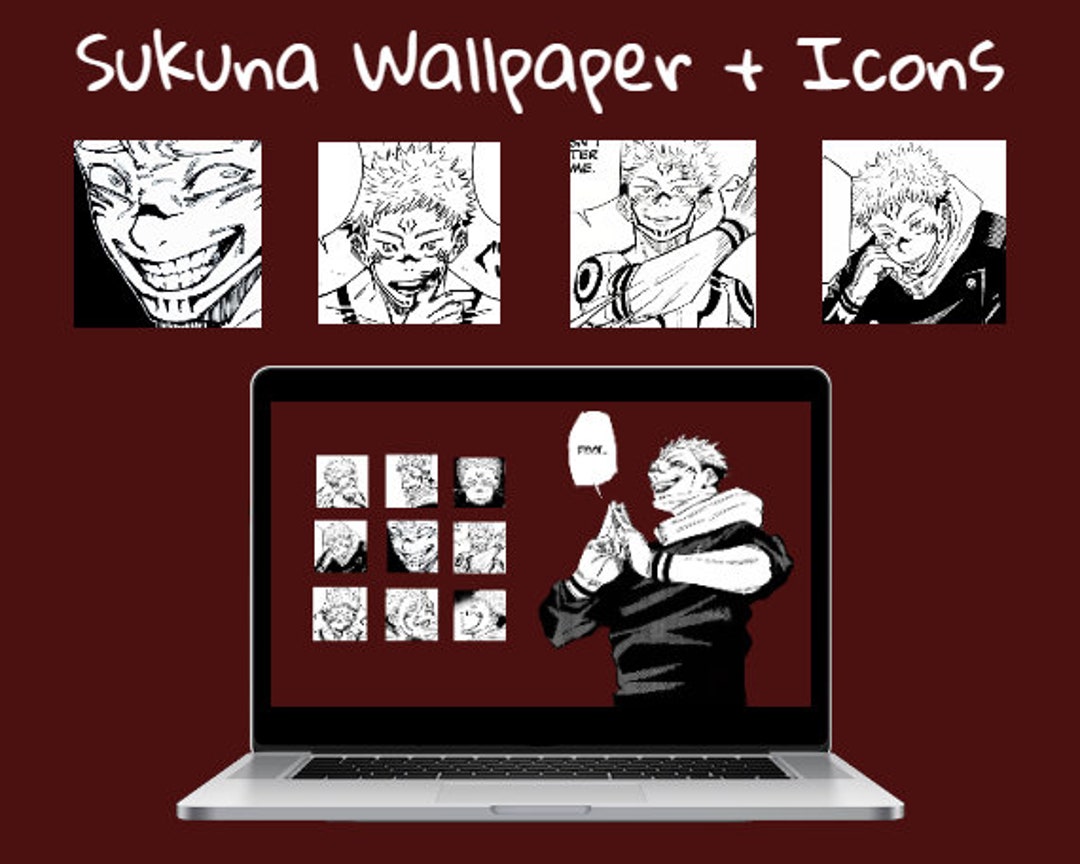 Sukuna Desktop Wallpaper windows - Etsy