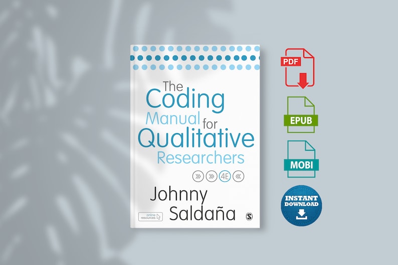 The Coding Manual for Qualitative Researchers Fourth Edition - Etsy