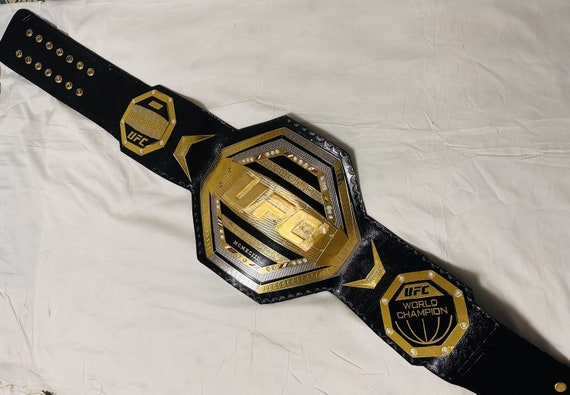 UFC Legacy Championship Replica Belt: 2mm Brass Gold, Adult Size