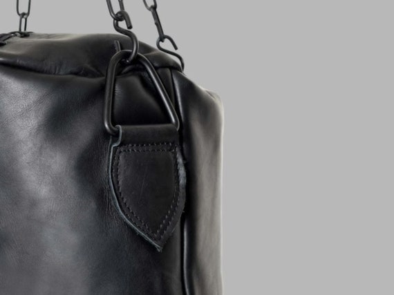 Leather urban unisex box bag - Old Street – BAGOLOGY