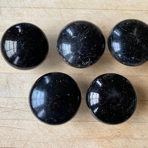 5 weathered Porcelain Door Knobs