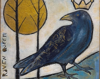 Raven Queen Signed Print