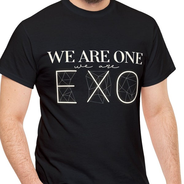Exo T-Shirt - We Are One Shirt - Exo Tee - Vintage Shirt - K Pop Shirt - Idol Shirt - We Are Exo T-Shirt - Unisex Heavy Cotton Tee
