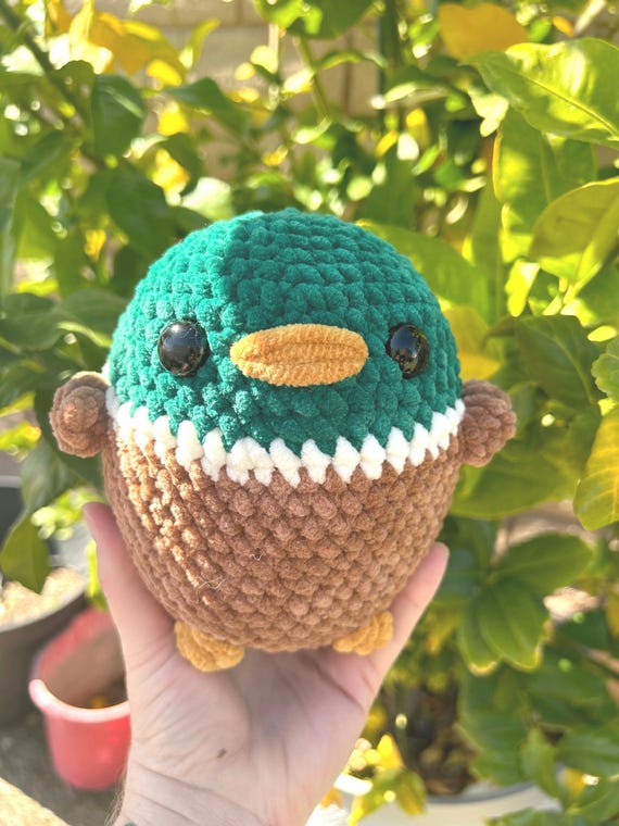 Crocheted Mallard Plushie