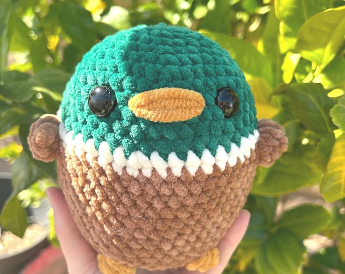 Crocheted Mallard Plushie