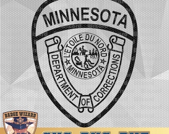 Minnesota Department of Corrections Patch SVG, PNG, DXF (Digital File)