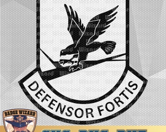 Defensor Fortis Air Force SVG, PNG, DXF, Cut File