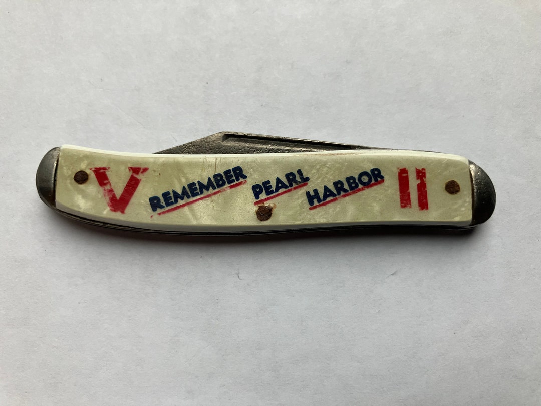 Remember Pearl Harbor Knife Etsy