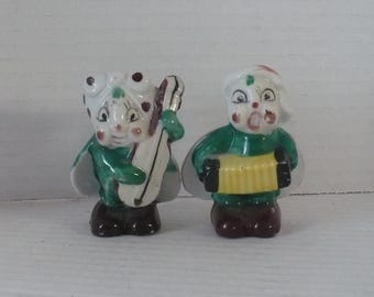 Darling Vintage Musical Firefly/Bug Figurines Set/2 Mint Condition