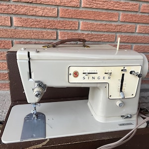 Máquina de coser eléctrica Singer Zig Zag Vintage, Singer vintage, máquina de coser vintage