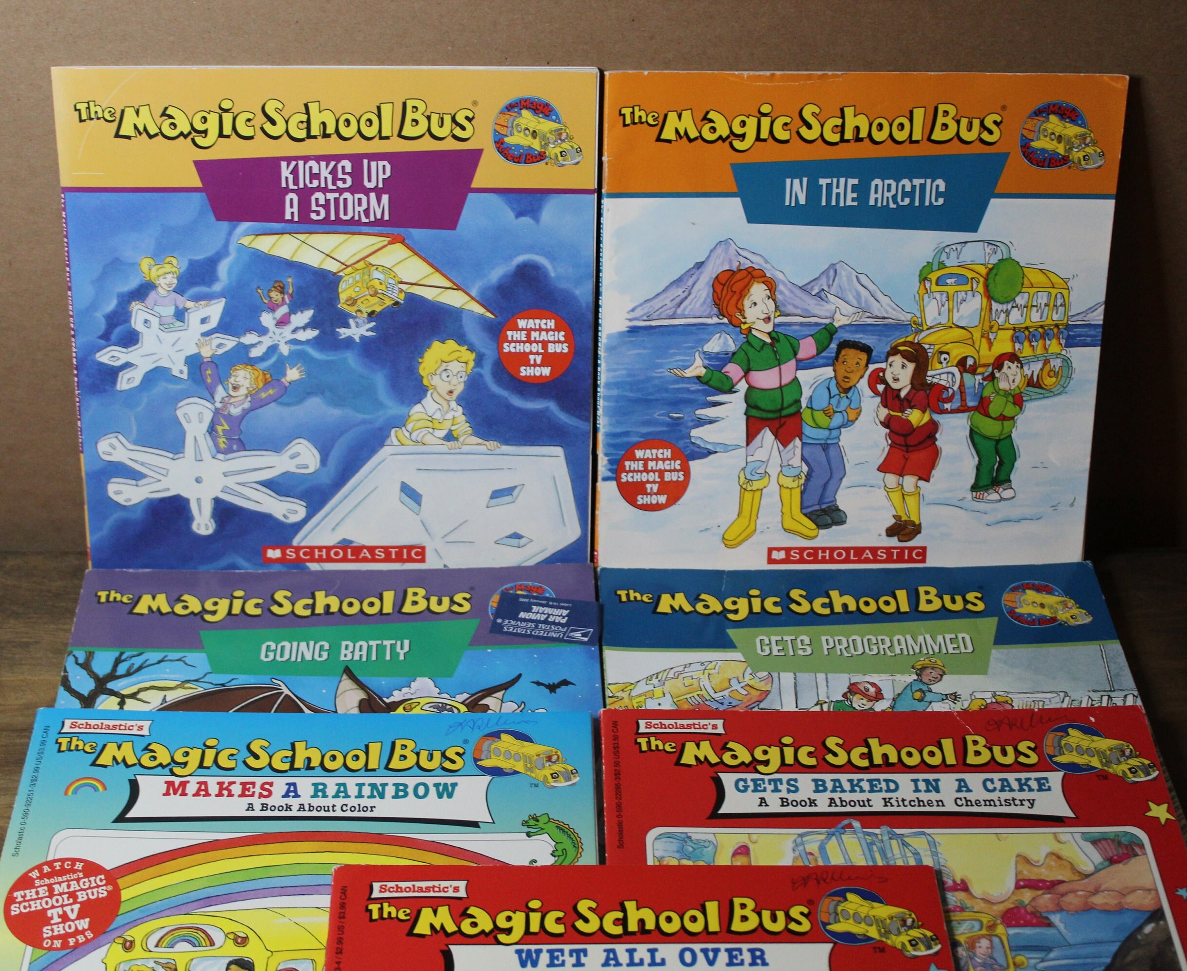 Vintage 1990s, the Magic School Bus Series by Scholastic