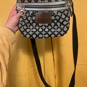 COACH Poppy Crossbody Bag Black, y2k, vintage Coach, vintage bag, vintage purse
