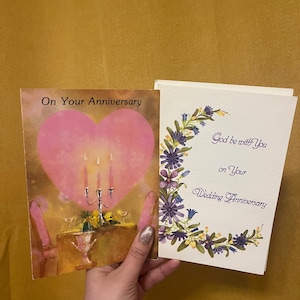 Tarjetas de aniversario de boda, tarjetas vintage, tarjetas hechas en Canadá, tarjetas de aniversario
