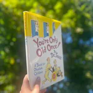 Vintage 1986 Nostalgische DR. SEUSS, du bist nur alt einmal!, Hardcover Kinderliteratur, Sammler-Geschenkideen, Kaffeetischbücher