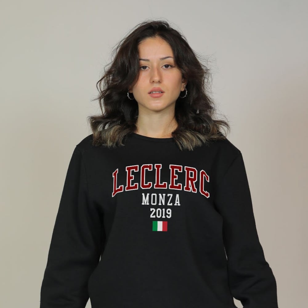 Charles Leclerc Sweatshirt | Formula 1 Sweatshirt | F1 Sweatshirt | Oversized Sweatshirt | F1 Sweatshirt | F1 Driver Sweatshirt Trendy Fashion