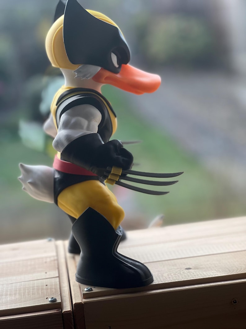 Donald Wolverine Donald Duck × Wolverine Fan Art (3D Printed Collectible – 29 Cm) - Etsy