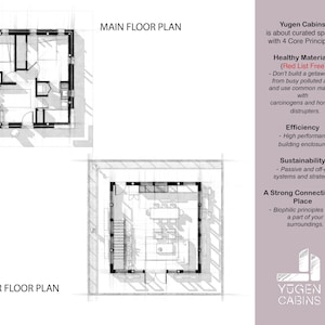 Smokey's 2.0 25' X 25' Lookout Cabin House Plans: Architectural Design ...