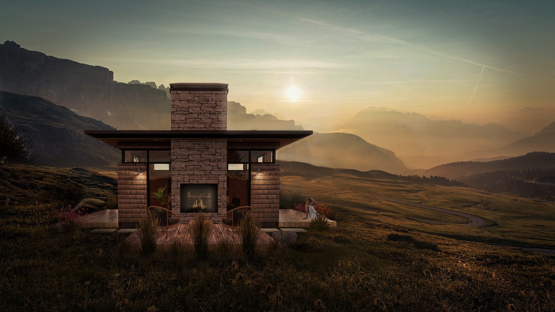Yugen Studio Cabin - Small Cottage Workshop - Flexible Use ADU Building - Architectural Plans PDF Blueprints
