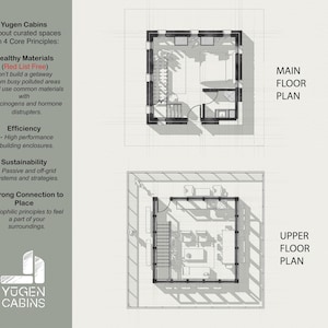 Smokey's Cabin - Hilltop Cabin Plans: 20'x20' Lookout Cottage ...