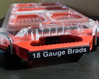 Etiqueta personalizable para Milwaukee Packout Compact Low Profile / Accesorios de Milwaukee Tools 48-22-8436