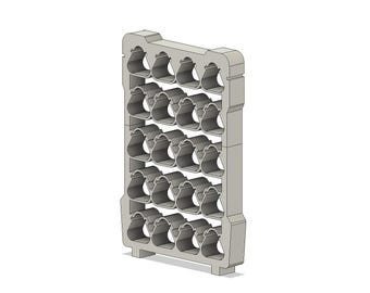 Milwaukee M12 Battery Insert for Milwaukee Packout .STL 3D file