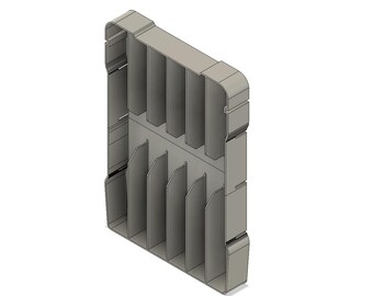 Hackzall & Sawzall Blade Organizer Insert for Milwaukee PACKOUT Low Profile .STL 3D file