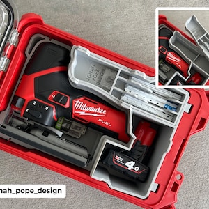 M12 FUEL Jigsaw insert for Milwaukee Packout Compact Organizer | Jonah Pope Design Milwaukee Tools Accessories 48-22-8435