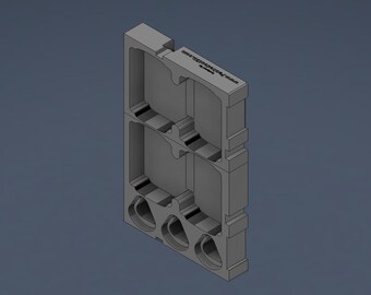 Milwaukee M18/M12 Battery Drawer Packout Insert .STL 3D File