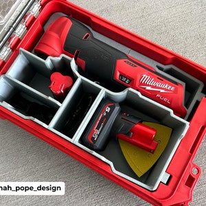 M12 Multi Tool insert for Milwaukee Packout Compact Organizer | Jonah Pope Design Milwaukee Tools Accessories 48-22-8435