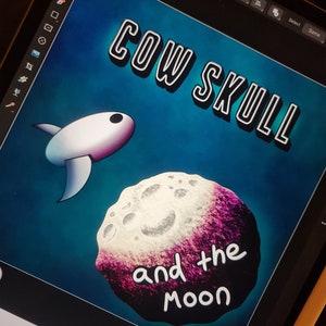 Cow Skull And the Moon: Digital Comic Book PDF, Full Color 30 Pages of Adventure image 8
