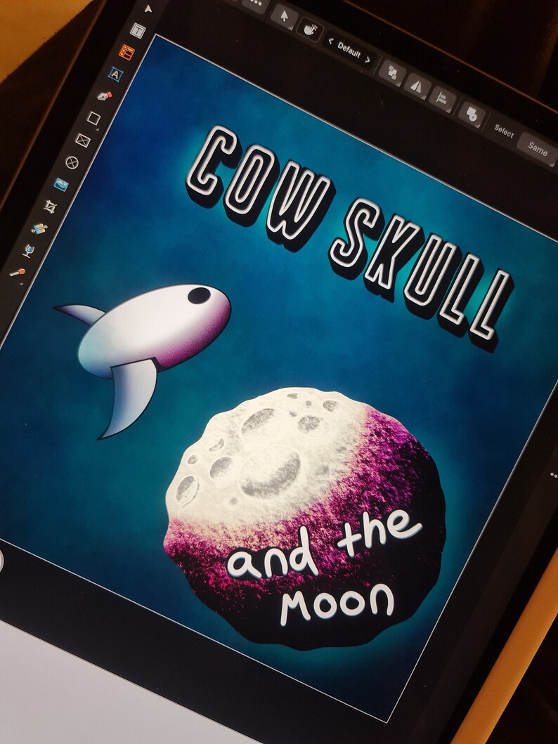 Cow Skull And the Moon: Digital Comic Book PDF, Full Color 30 Pages of Adventure image 8