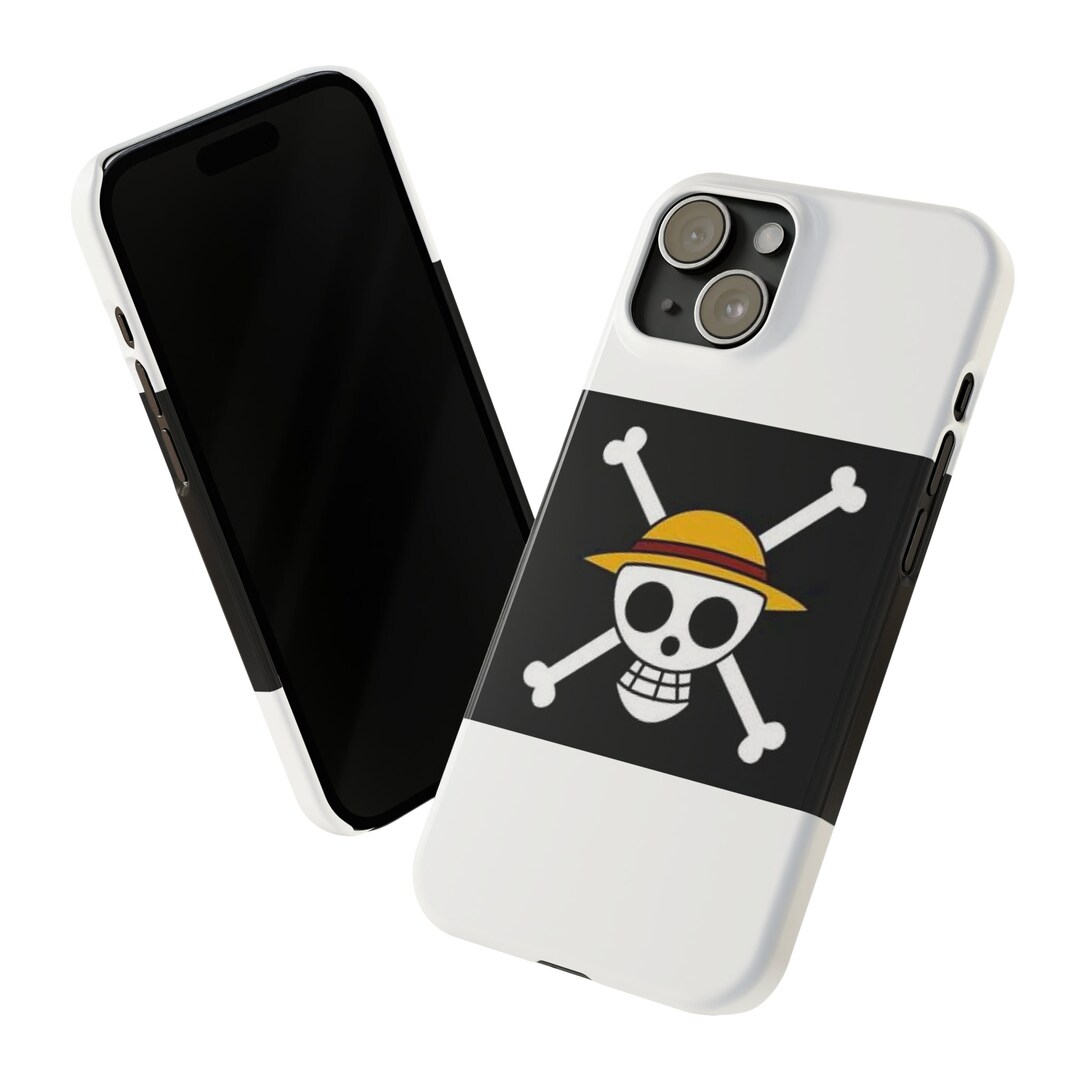 One Piece Anime Straw Hat Pirates Flag Emblem iPhone Case Etsy