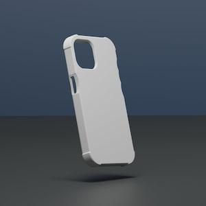 Iphone 15 Handyhülle 3D Modell Neu gestaltet für Komfort - stl High Poly (Hard oder Soft Shell Ready)