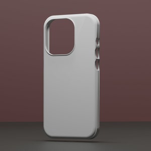Iphone 15 Pro-telefoonhoesje 3D-model Opnieuw ontworpen voor comfort - stl High Poly (hard of Soft Shell Ready)