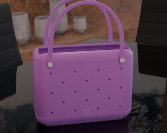 Archivo STL de bolso impreso en 3D modular / Diseño de bolso personalizable DIY inspirado en Bogg Bag