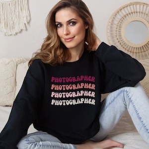 Sudadera de fotógrafo, Crewneck de fotógrafo independiente, sudadera de fotógrafo de bodas, regalo para fotógrafo