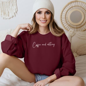 Coffee and Editing Sweatshirt, Photographer Shirt, Author Sweatshirt, Photographer Gift Writing Sweater Video Editing Gift Photography Gift