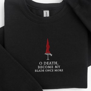 Embroidered Elden ring sweatshirt Maliketh The Black Blade sweatshirt maliketh sweatshirt Maliketh Black Blade