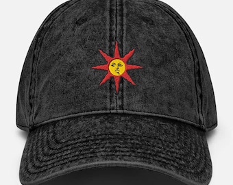 Embroidered Dark souls cap praise the sun cap Solaire cap shirt Bloodborne
