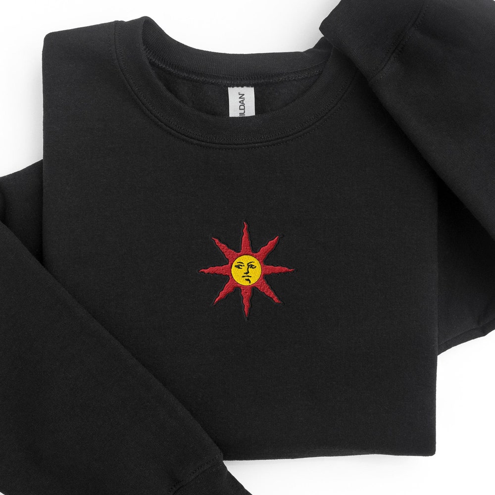 Embroidered Solaire Sweatshirt Dark Souls Sweatshirt Praise The Sun Sweatshirt Donuink Store