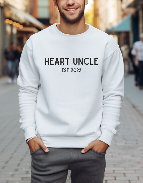 Personalizado Corazon Tio Sudadera CHD Aware Regalo Corazon Tio Sueter Corazon Guerrero Tio Jumper Nuevo Tio Regalo Corazon Mes CHD Defensor Etsy Mexico