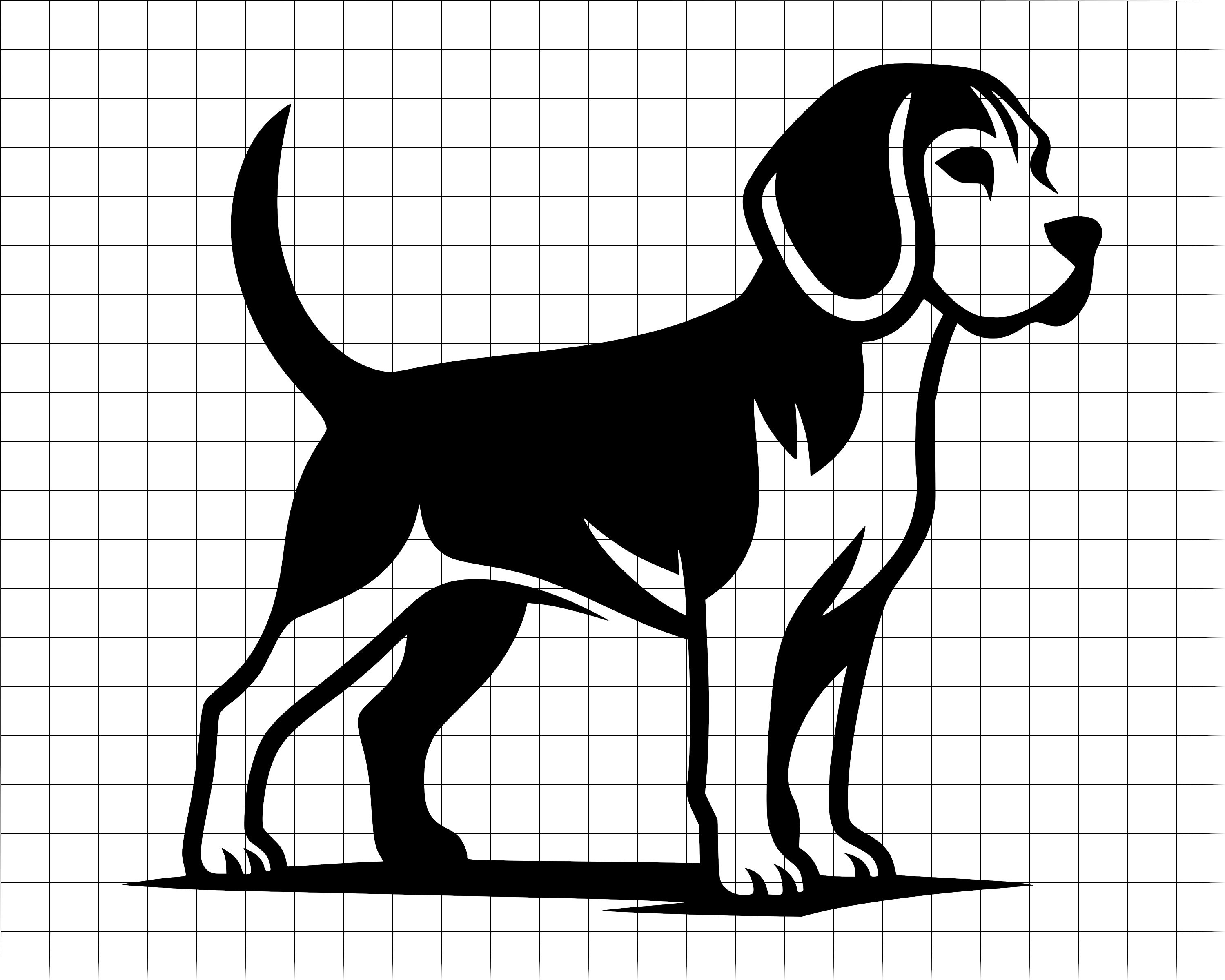 Beagle SVG Vector Graphic svg, Png, Dxf, Eps, Pdf, Jpg Instant Digital ...