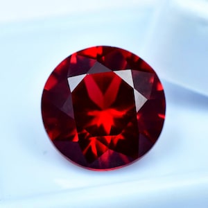 7 Ct Zertifizierter Natürlicher Rubin Burma Taubenblut Roter Rubin Lose Edelstein Runde Form Mosambik Rubin, Schmuckherstellung stein