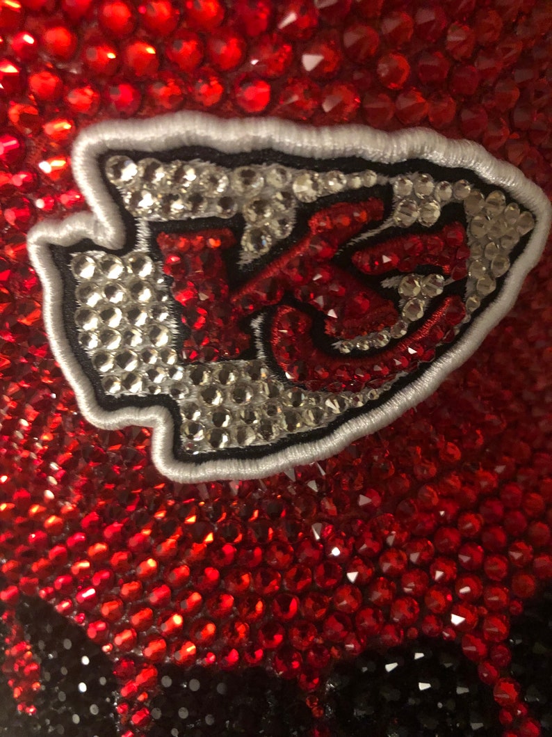 Blinged Out Kansas City Chiefs Baseball Cap Etsy