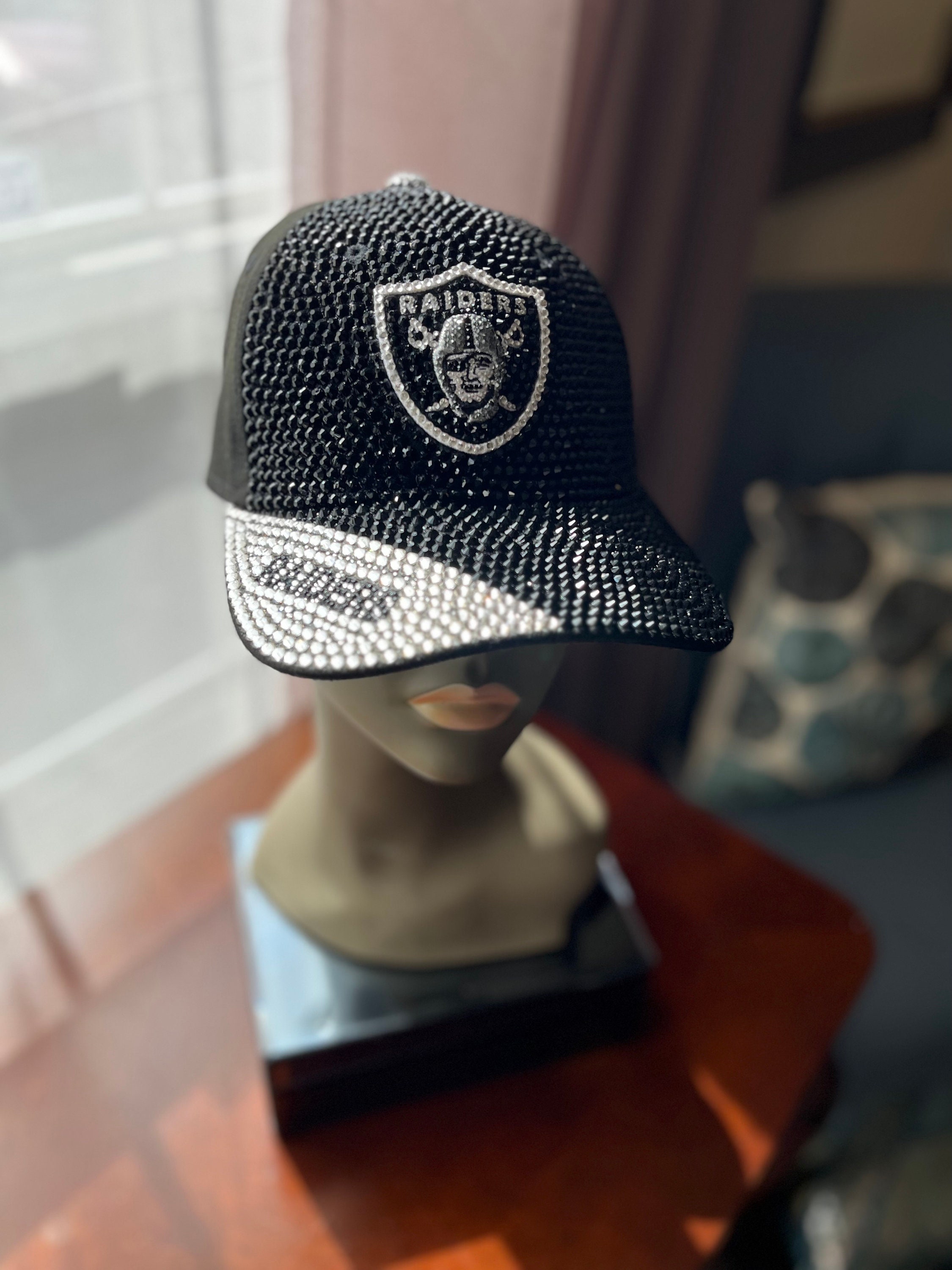 ?Raiders Hat Bling CUSTOM SnapBack Blinged Out Raiders Hat - Etsy main image 3