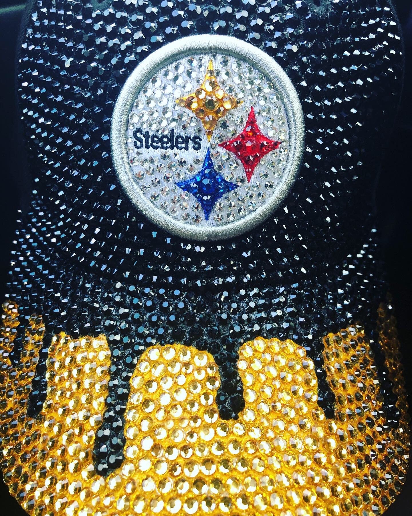 Steelers Bling Hat - Etsy